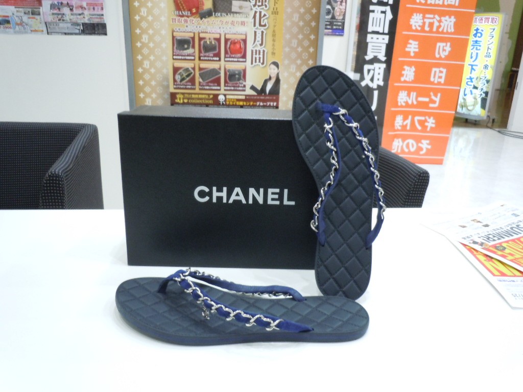 シャネル ビーチサンダル 15S