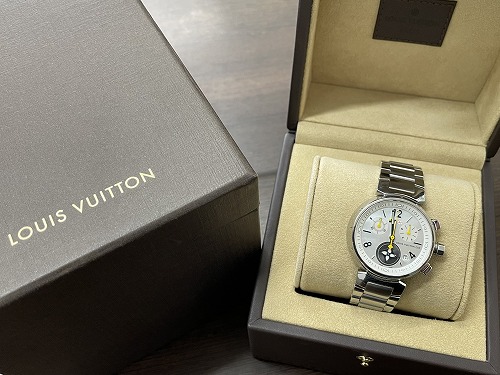 ヴィトンのアイコン時計タンブールを買取【和歌山駅前店】