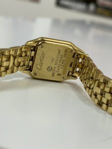 【買取実績】カルティエ 金無垢の時計 ミニパンテール！
