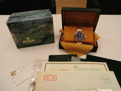 青のサブマリーナをお買取致しました。徳島で時計を売るならJJコレクション徳島店