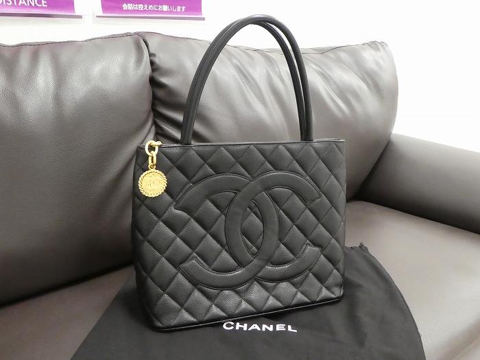 CHANEL 復刻トート キャビアスキン - ショルダーバッグ