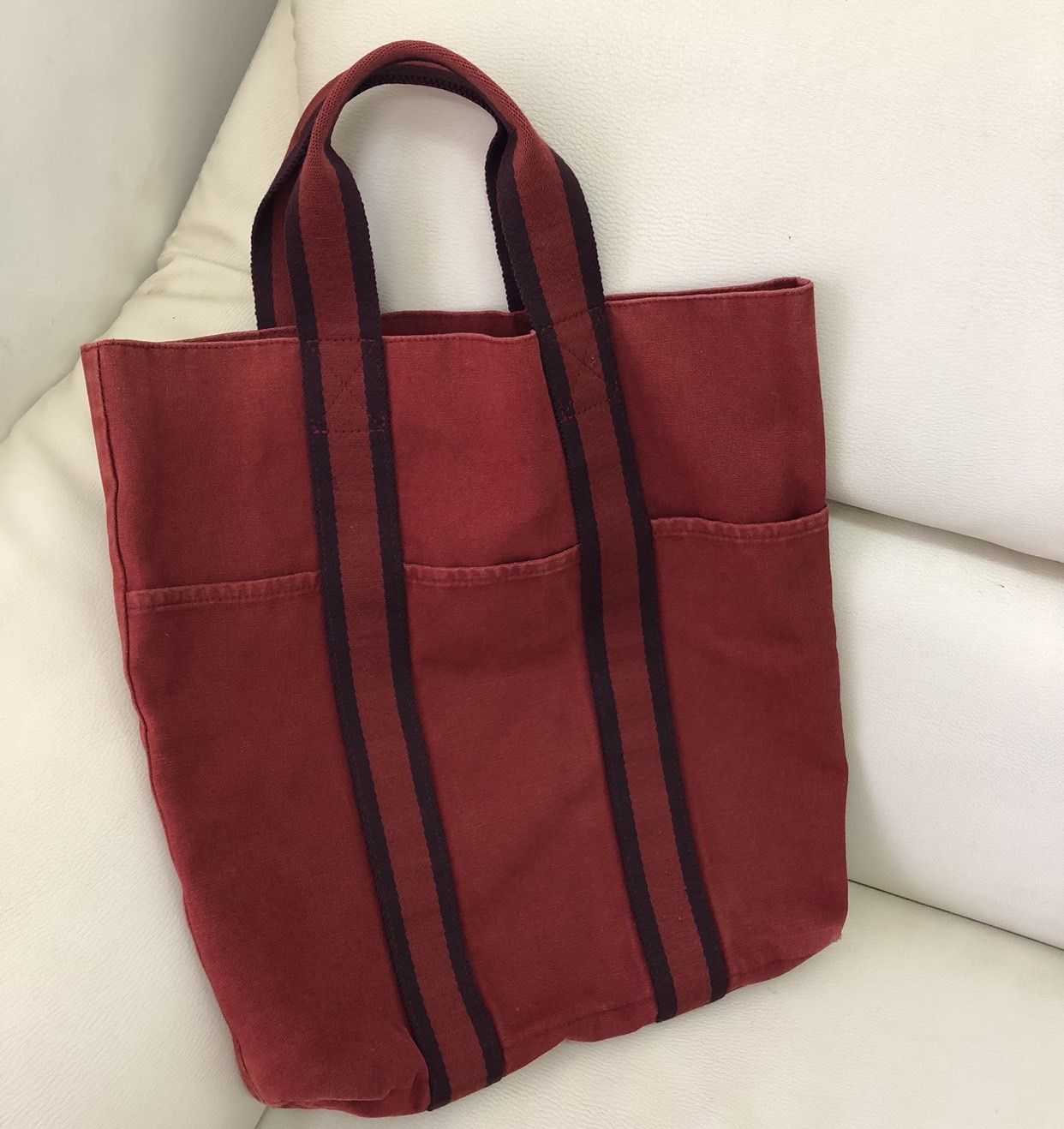 エルメス フールトゥカバストートバッグ レッド