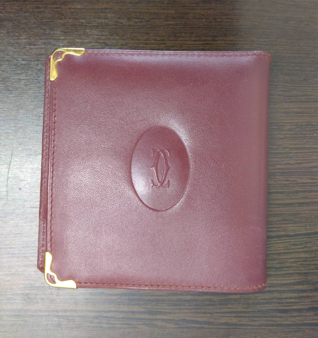 カルティエ マストライン 二つ折り財布