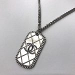 シャネル ココマーク ドッグタグ ロングネックレス