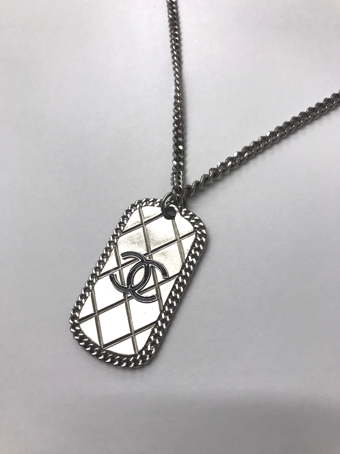 シャネル ココマーク ドッグタグ ロングネックレス