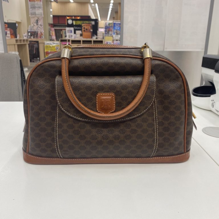 買取実績】セリーヌ ミニボストンバッグ マカダム【イズミヤ八尾店