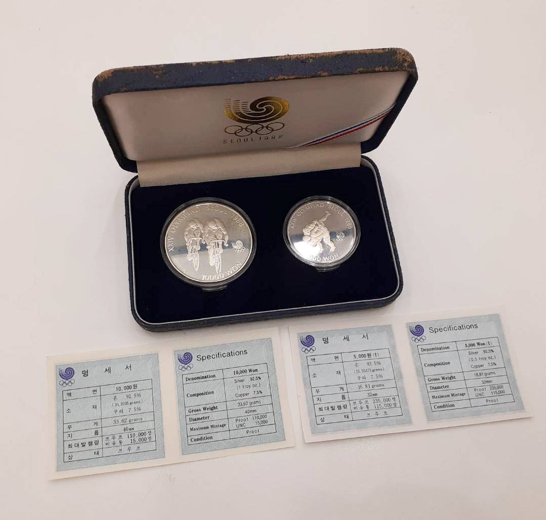 ソウルオリンピック 銀貨