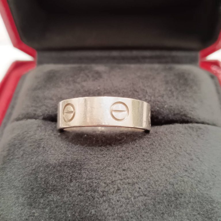 カルティエ ラブリング K18WG