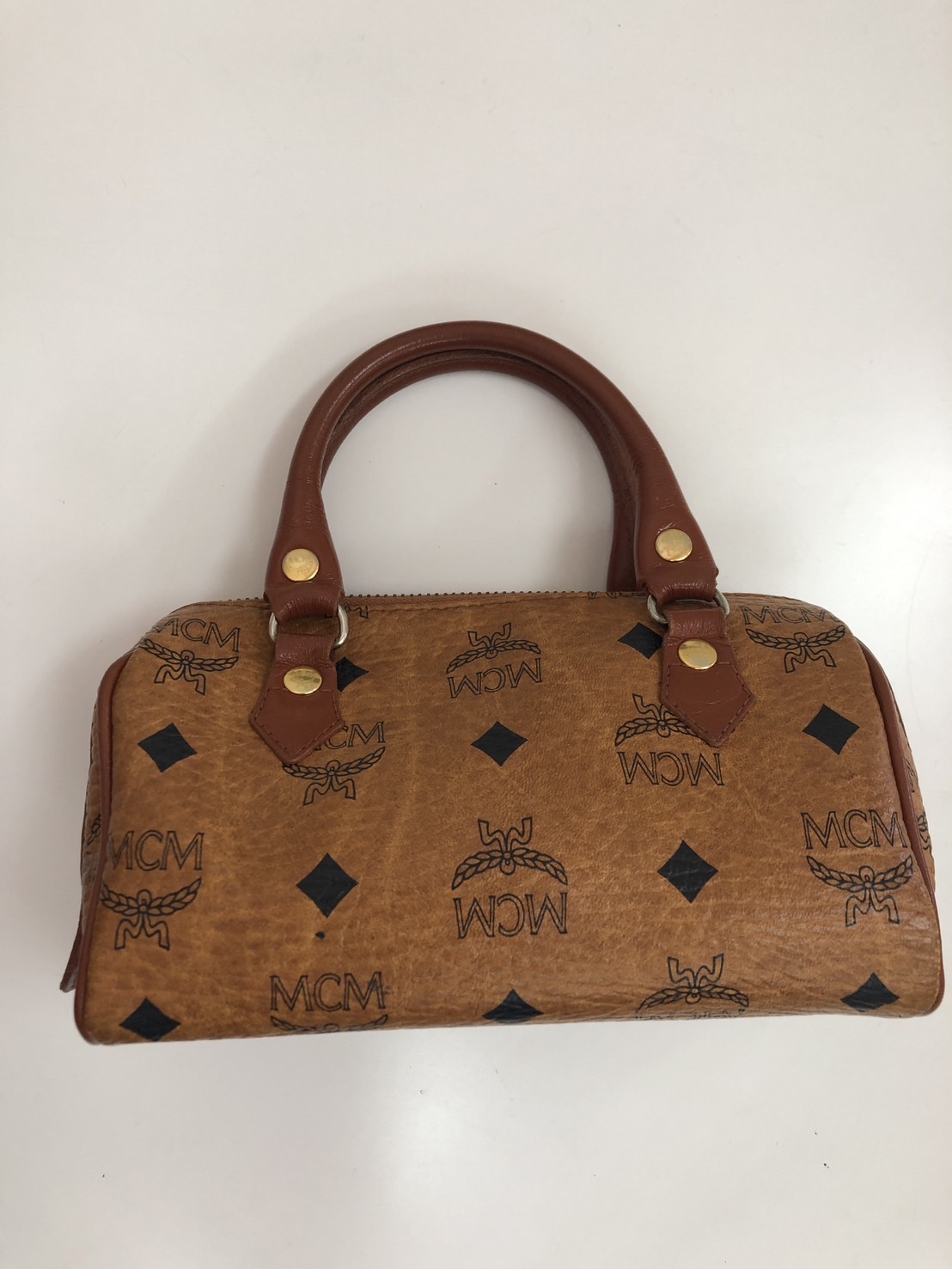 MCM ヴィセトス ミニボストンバッグ ハンドバッグ