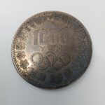 昭和39年 東京オリンピック記念 千円銀貨